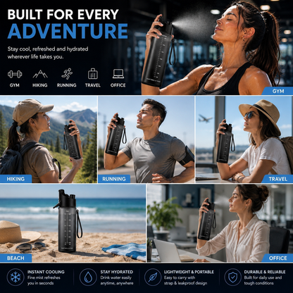Hartwell & Vale™️ HydraMist 2 in 1 Bottle